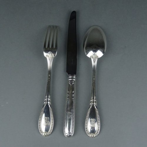 Ménagère en argent massif